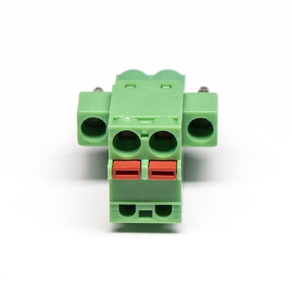 Pluggable PCB Terminal Block Straight Solder Type spring terminal
