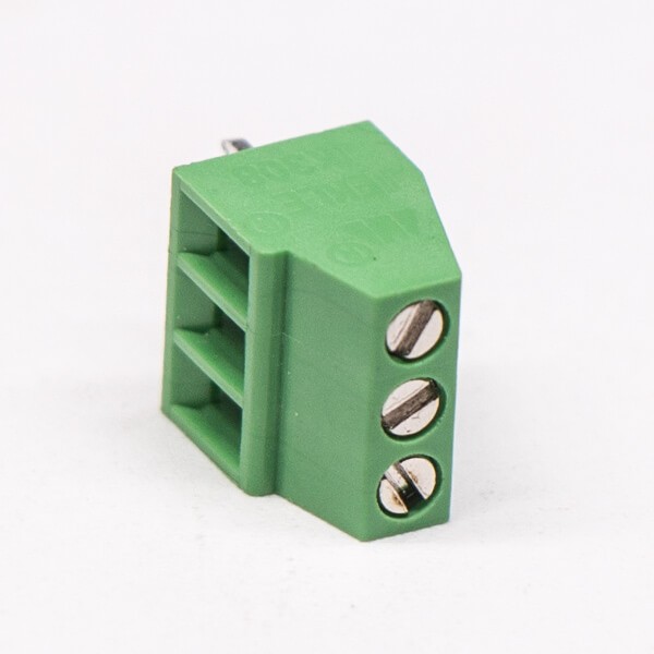 PCB Screw Terminal M4 Green straight 3pin Through Hole Connector