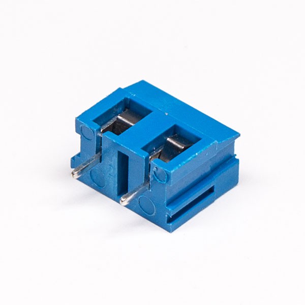 Screw Terminal Block PCB Straight Blue Connector for PCB Mount