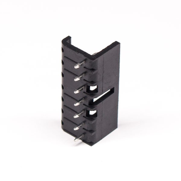 Terminal Block Black Black Straight 7pin PCB Universal Screw Connector