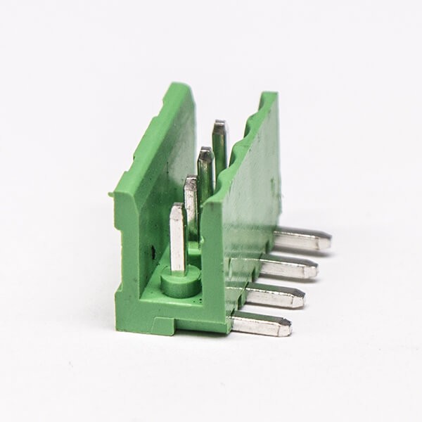 4pin Angle Terminal Block Pluggable Connector for PCB Mount