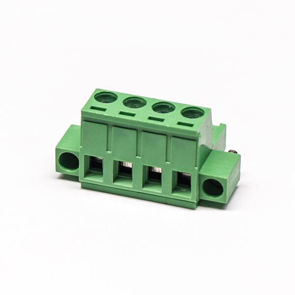 Terminal Block Plugs Clamp Type 4pin 180 Degree Connector