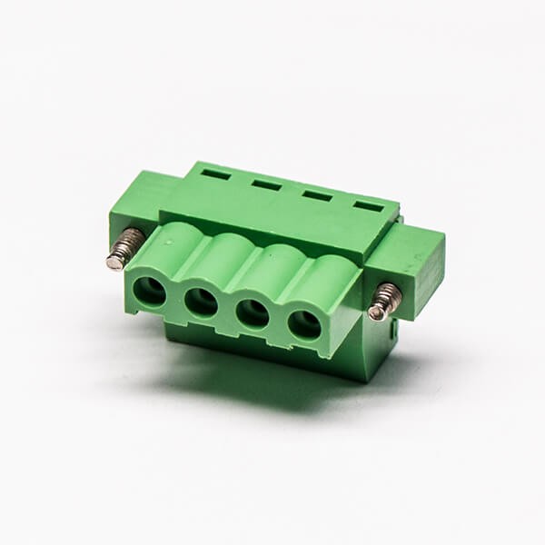 Terminal Block Plugs Clamp Type 4pin 180 Degree Connector