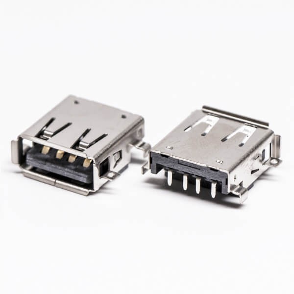 Order USB Through Hole Female Right Angled SMT for PCB Mount 20pcs