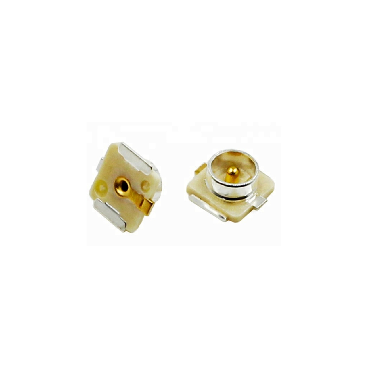 UFL Receptacle Connector Male Pin 6GHz 50Ohm SMT Gold