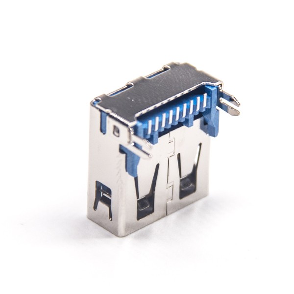 USB 3.0 A Connector 90 Degree Hole Through with 9 Pins for PCB 20pcs