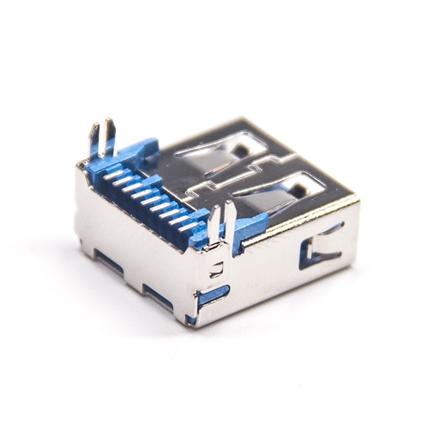 USB 3.0 A Connector 90 Degree Hole Through with 9 Pins for PCB 20pcs