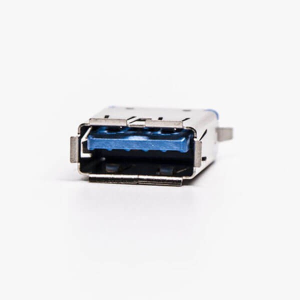 USB 3.0 Jack Type A Female Straight Blue DIP Through Hole