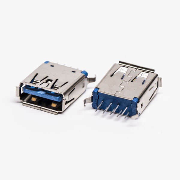 USB 3.0 Jack Type A Female Straight Blue DIP Through Hole