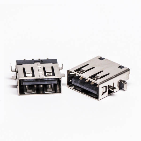 USB PCB Connector Female Right angled DIP 20pcs