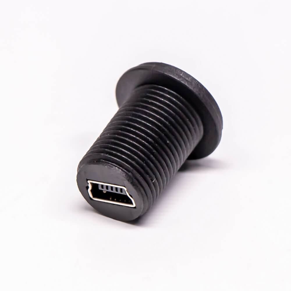 mini usb ip67 Connector Female Straight PCB Mount IP67 Mini USB Connector