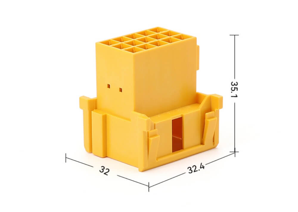 15 Pin Female and male Electrical Automotive Wire Connectors