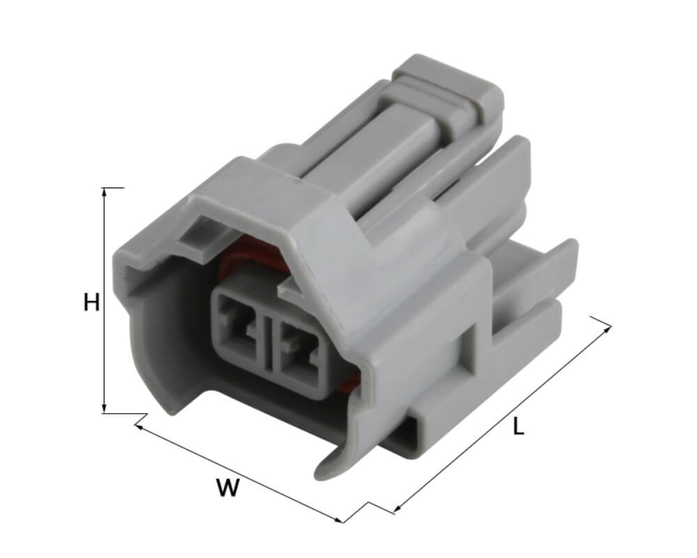 2Pin adapter male plug female socket Injector Adapters To Jetronic/Ev1 Adapter