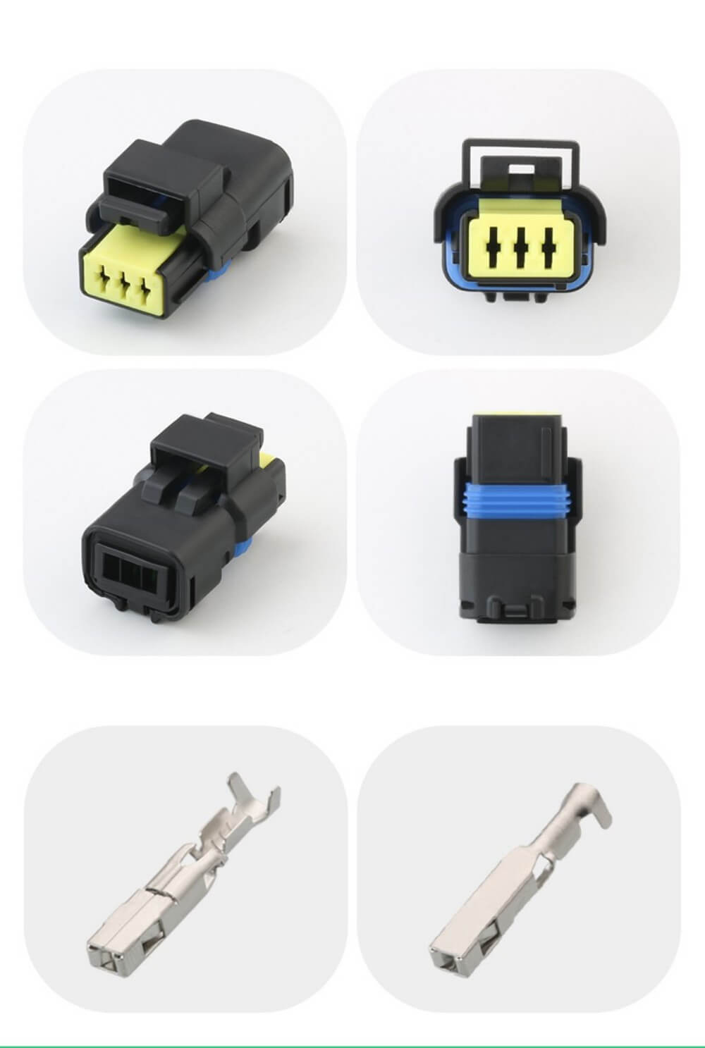 3 Pin Water Temperature Sensor Male Female Connector