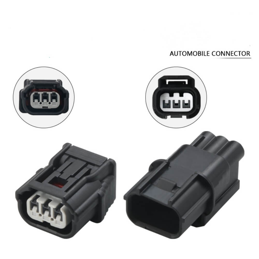 3 Pins Male Female Waterproof Plug Connector 6188-4775 6189-7037 For Honda Ignition Coil Small Lamp Plug