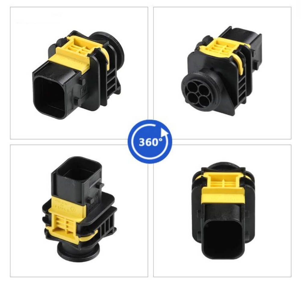 4Pin Nitrogen Oxygen Sensor Controllerauto Male Waterproof Connecto