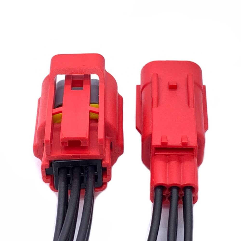 6 Pin Motorcycle Obd Diagnosis Male Plug Female Socket Waterproof Electronic Connector With Cable For Honda Yamaha