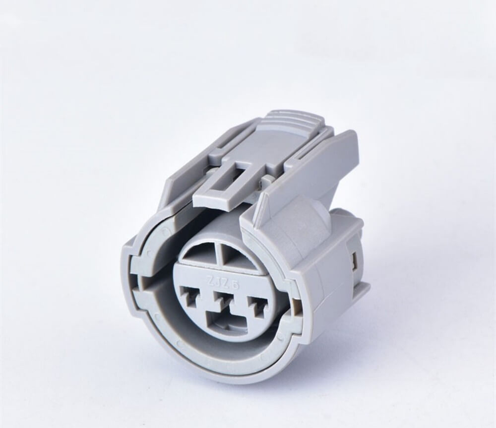 Female 3 Pin Connector Sensor Plug For Wire Harness