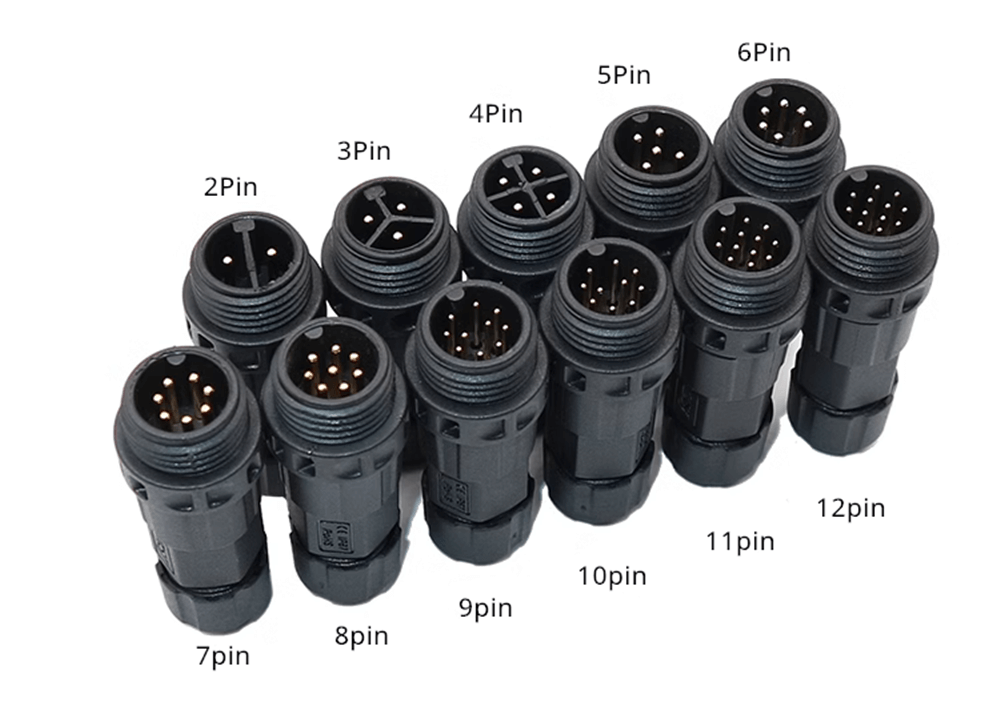M16xa03-Pinxa0IP68xa0Dockingxa0Male-Femalexa0Aviationxa0Connectorxa0Screwxa0Lockxa0Linexa0Connection