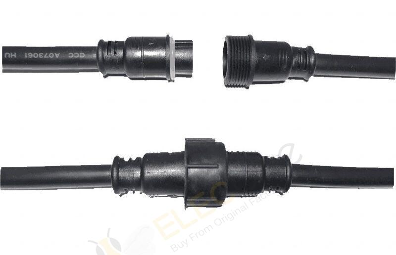 M10 4pin Connector With 0.2M Length IP67 Waterproof 3*0.3㎜² Cable Male Female Connector For LED